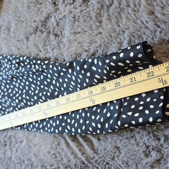 Ann Taylor Sheer pull-over Tunic button polka dot blouse size 8 - Picture 13 of 14